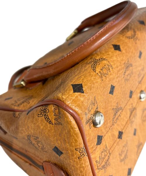 MCM（エムシーエム）MCM (エムシーエム) ミニボストンバッグ ブラウンの古着・服飾アイテム