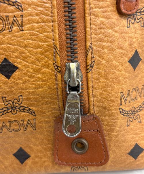 MCM（エムシーエム）MCM (エムシーエム) ミニボストンバッグ ブラウンの古着・服飾アイテム