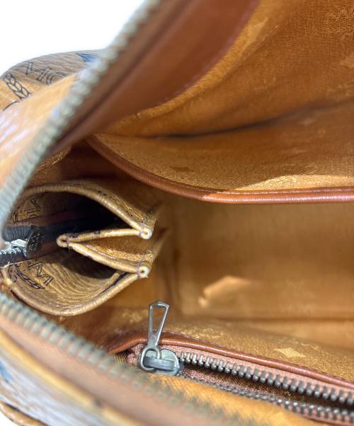 MCM（エムシーエム）MCM (エムシーエム) ミニボストンバッグ ブラウンの古着・服飾アイテム