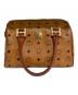 MCM（エムシーエム）の古着「ミニボストンバッグ」｜ブラウン