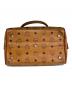 中古・古着 MCM (エムシーエム) ミニボストンバッグ ブラウン：15000円