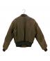 GIORGIO ARMANI (ジョルジオアルマーニ) レザーボンバージャケット ブラウン サイズ:48：30000円