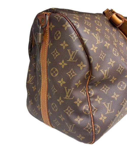 LOUIS VUITTON（ルイ ヴィトン）LOUIS VUITTON (ルイ ヴィトン) ボストンバッグ　キーポル・バンドリエール55 ブラウンの古着・服飾アイテム