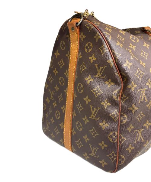 LOUIS VUITTON（ルイ ヴィトン）LOUIS VUITTON (ルイ ヴィトン) ボストンバッグ　キーポル・バンドリエール55 ブラウンの古着・服飾アイテム