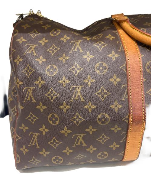 LOUIS VUITTON（ルイ ヴィトン）LOUIS VUITTON (ルイ ヴィトン) ボストンバッグ　キーポル・バンドリエール55 ブラウンの古着・服飾アイテム
