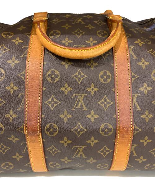 LOUIS VUITTON（ルイ ヴィトン）LOUIS VUITTON (ルイ ヴィトン) ボストンバッグ　キーポル・バンドリエール55 ブラウンの古着・服飾アイテム