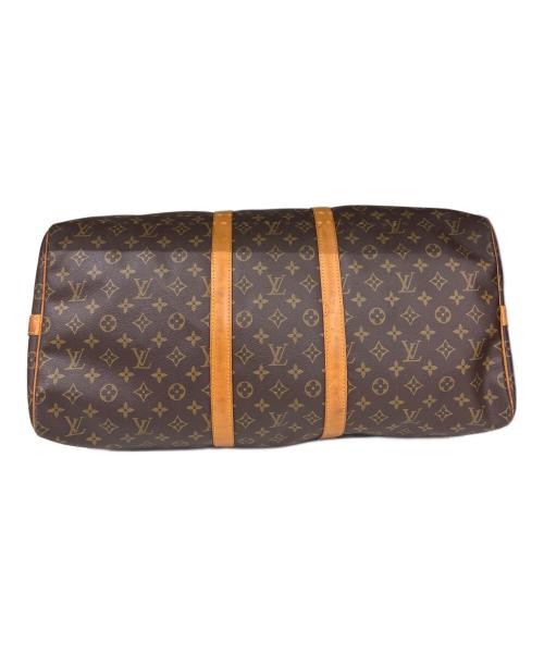 LOUIS VUITTON（ルイ ヴィトン）LOUIS VUITTON (ルイ ヴィトン) ボストンバッグ　キーポル・バンドリエール55 ブラウンの古着・服飾アイテム