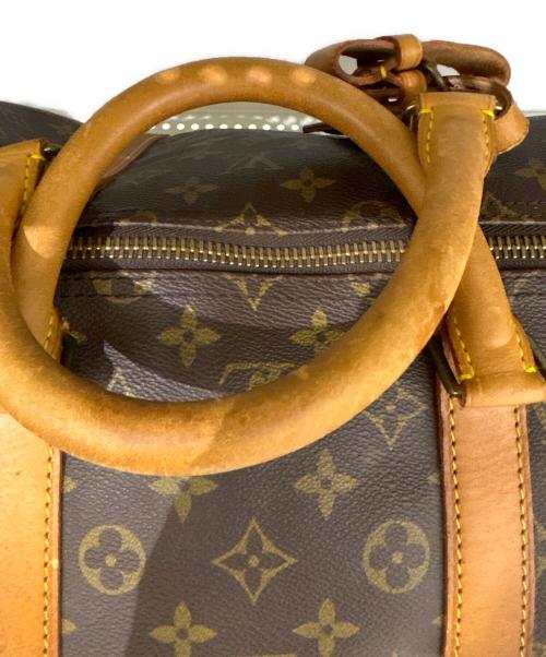 LOUIS VUITTON（ルイ ヴィトン）LOUIS VUITTON (ルイ ヴィトン) ボストンバッグ　キーポル・バンドリエール55 ブラウンの古着・服飾アイテム