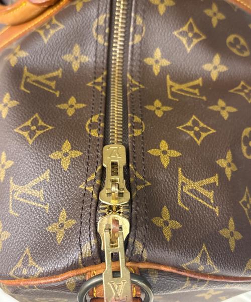 LOUIS VUITTON（ルイ ヴィトン）LOUIS VUITTON (ルイ ヴィトン) ボストンバッグ　キーポル・バンドリエール55 ブラウンの古着・服飾アイテム