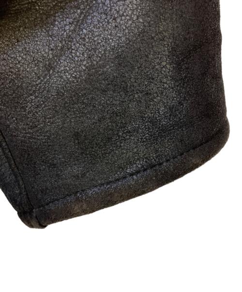 pellepelle（ペレペレ）pellepelle (ペレペレ) ムートンジャケット ブラック サイズ:40の古着・服飾アイテム