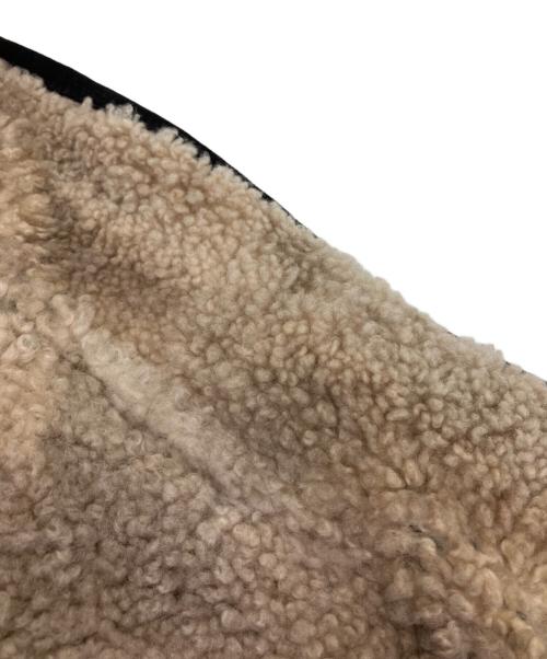 pellepelle（ペレペレ）pellepelle (ペレペレ) ムートンジャケット ブラック サイズ:40の古着・服飾アイテム