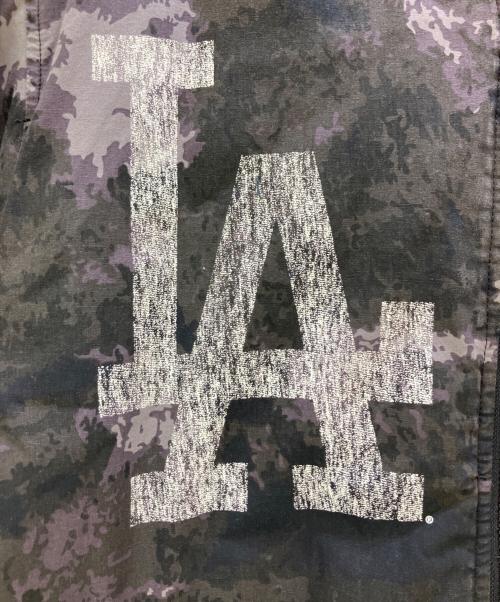 ALPHA（アルファ）ALPHA (アルファ) New Era (ニューエラ) MLB (エムエルビー) MA-1ジャケット ブラック サイズ:XXLの古着・服飾アイテム