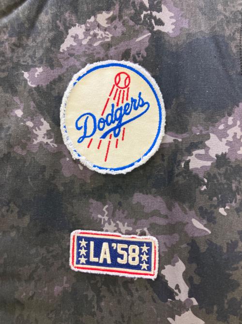 ALPHA（アルファ）ALPHA (アルファ) New Era (ニューエラ) MLB (エムエルビー) MA-1ジャケット ブラック サイズ:XXLの古着・服飾アイテム