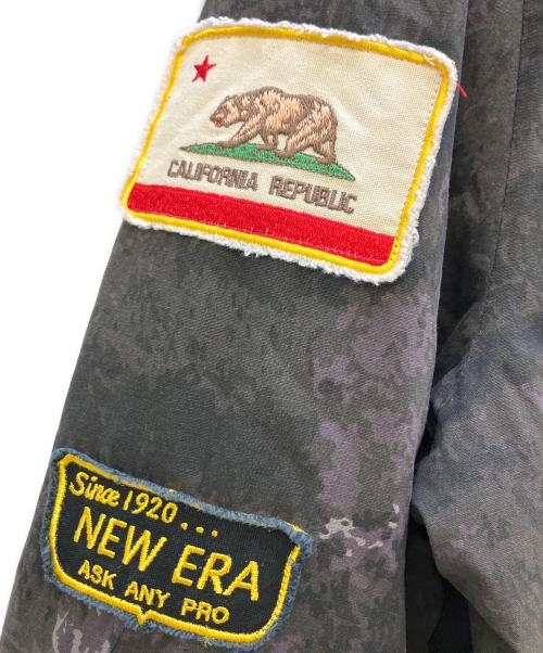 ALPHA（アルファ）ALPHA (アルファ) New Era (ニューエラ) MLB (エムエルビー) MA-1ジャケット ブラック サイズ:XXLの古着・服飾アイテム