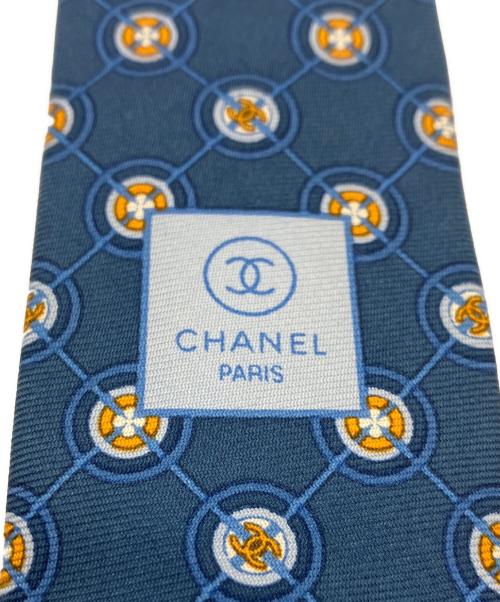 CHANEL（シャネル）CHANEL (シャネル) ネクタイ ブルー サイズ:記載なしの古着・服飾アイテム