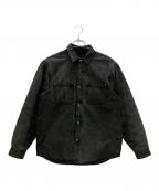 SUPREMEシュプリーム）の古着「シャツ 24FW Faux Shearling Lined Work Shirt」｜ブラック