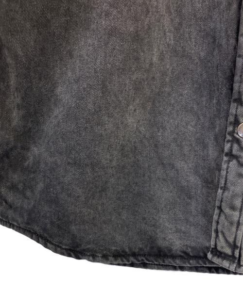 SUPREME（シュプリーム）SUPREME (シュプリーム) シャツ 24FW Faux Shearling Lined Work Shirt ブラック サイズ:Sの古着・服飾アイテム