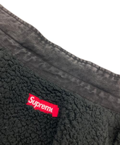 SUPREME（シュプリーム）SUPREME (シュプリーム) シャツ 24FW Faux Shearling Lined Work Shirt ブラック サイズ:Sの古着・服飾アイテム