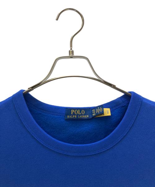 POLO RALPH LAUREN（ポロ・ラルフローレン）POLO RALPH LAUREN (ポロ・ラルフローレン) 裏起毛スウェット ブルー サイズ:XXL 未使用品の古着・服飾アイテム