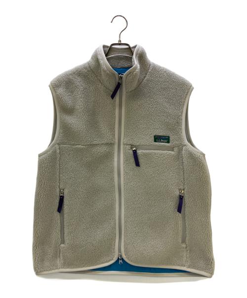 L.L.Bean（エルエルビーン）L.L.Bean (エルエルビーン) フリースベスト Topsham Boa Fleece Vest グレー サイズ:Mの古着・服飾アイテム
