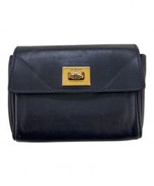 BALENCIAGA（バレンシアガ）の古着「フラップカードホルダー　RODEO」｜ブラック