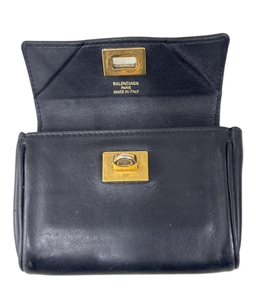 BALENCIAGA（バレンシアガ）BALENCIAGA (バレンシアガ) フラップカードホルダー　RODEO ブラックの古着・服飾アイテム