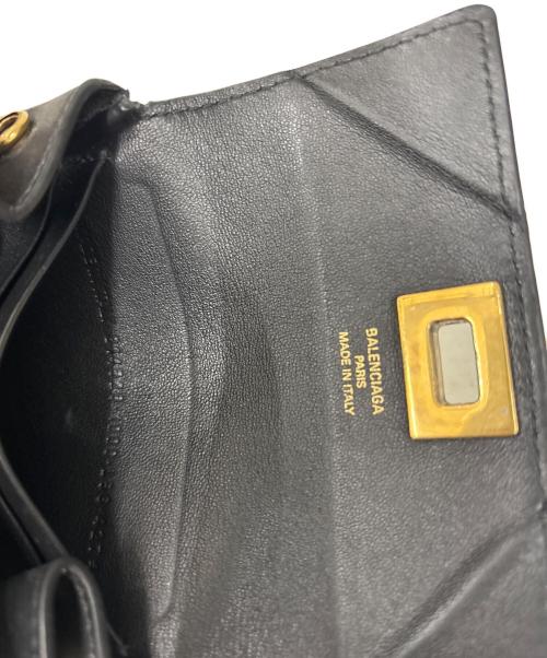 BALENCIAGA（バレンシアガ）BALENCIAGA (バレンシアガ) フラップカードホルダー　RODEO ブラックの古着・服飾アイテム
