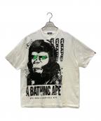 A BATHING APEアベイシングエイプ）の古着「半袖カットソー」｜ホワイト