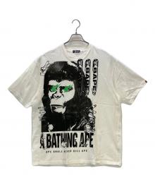 A BATHING APE（アベイシングエイプ）の古着「半袖カットソー」｜ホワイト