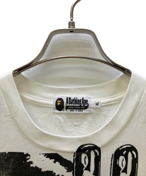 A BATHING APE（アベイシングエイプ）A BATHING APE (アベイシングエイプ) 半袖カットソー ホワイト サイズ:XLの古着・服飾アイテム
