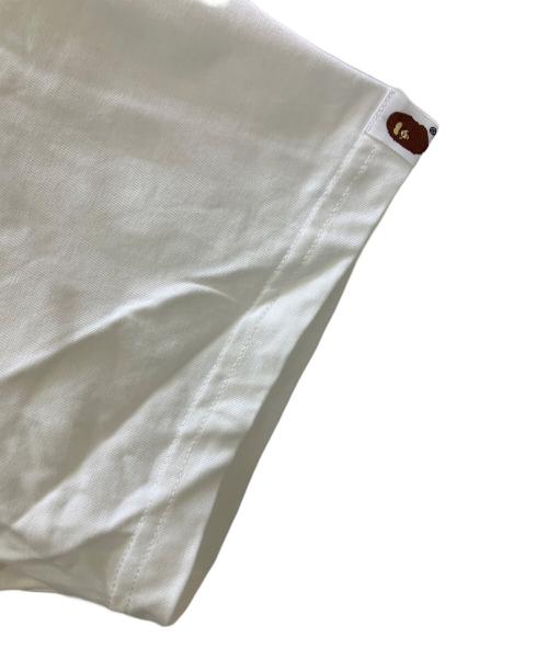 A BATHING APE（アベイシングエイプ）A BATHING APE (アベイシングエイプ) 半袖カットソー ホワイト サイズ:XLの古着・服飾アイテム