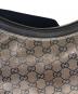 中古・古着 GUCCI (グッチ) ショルダーバッグ　GGクリスタル ブラック×グレー：40000円