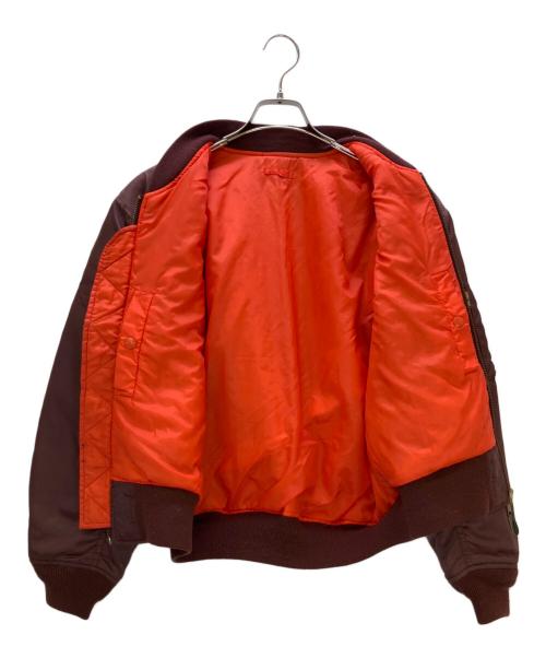 UNIQLO（ユニクロ）UNIQLO (ユニクロ) MA-1ジャケット OLD UNIQLO ボルドー サイズ:Sの古着・服飾アイテム