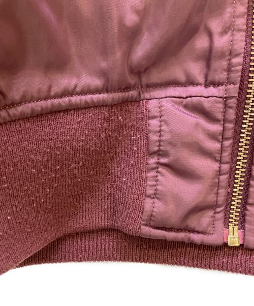 UNIQLO（ユニクロ）UNIQLO (ユニクロ) MA-1ジャケット OLD UNIQLO ボルドー サイズ:Sの古着・服飾アイテム