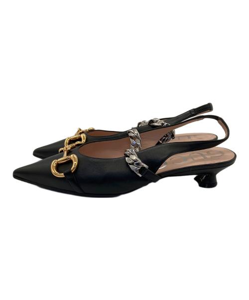 GUCCI（グッチ）GUCCI (グッチ) パンプス ブラック サイズ:23.5cmの古着・服飾アイテム