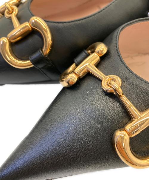 GUCCI（グッチ）GUCCI (グッチ) パンプス ブラック サイズ:23.5cmの古着・服飾アイテム