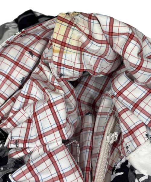 Vivienne Westwood（ヴィヴィアンウエストウッド）Vivienne Westwood (ヴィヴィアンウエストウッド) バンブートートバッグ ブラック×ホワイトの古着・服飾アイテム