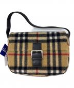 BURBERRY BLUE LABELバーバリー ブルー レーベル）の古着「ウールショルダーバッグ」｜ベージュ