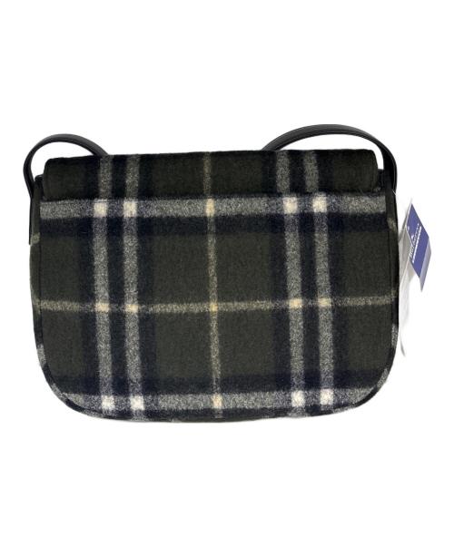 BURBERRY BLUE LABEL（バーバリー ブルー レーベル）BURBERRY BLUE LABEL (バーバリー ブルー レーベル) ウールショルダーバッグ　ノバチェック オリーブの古着・服飾アイテム