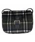 BURBERRY BLUE LABEL（バーバリー ブルー レーベル）の古着「ウールショルダーバッグ　ノバチェック」｜オリーブ