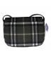 BURBERRY BLUE LABEL (バーバリー ブルー レーベル) ウールショルダーバッグ　ノバチェック オリーブ：20000円
