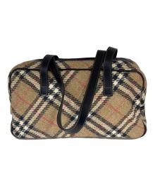 BURBERRY LONDON（バーバリーロンドン）の古着「ショルダーバッグ　ノバチェック」｜ベージュ
