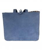 BURBERRY BLUE LABELバーバリー ブルー レーベル）の古着「スウェードトートバッグ　ノバチェック」｜ブルー