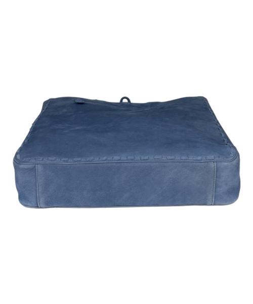 BURBERRY BLUE LABEL（バーバリー ブルー レーベル）BURBERRY BLUE LABEL (バーバリー ブルー レーベル) スウェードトートバッグ　ノバチェック ブルーの古着・服飾アイテム