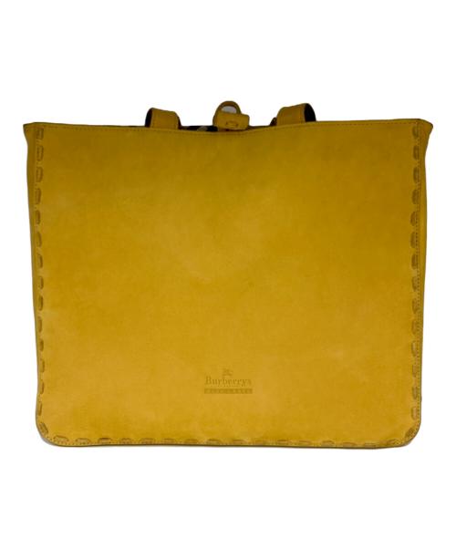 BURBERRY BLUE LABEL（バーバリー ブルー レーベル）BURBERRY BLUE LABEL (バーバリー ブルー レーベル) トートバッグ　ノバチェック イエローの古着・服飾アイテム