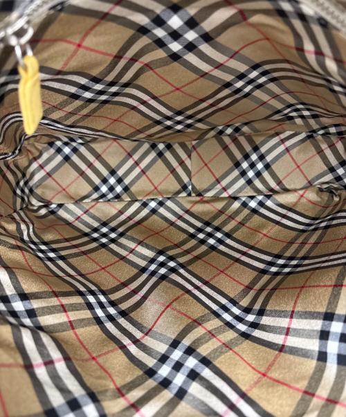 BURBERRY BLUE LABEL（バーバリー ブルー レーベル）BURBERRY BLUE LABEL (バーバリー ブルー レーベル) トートバッグ　ノバチェック イエローの古着・服飾アイテム
