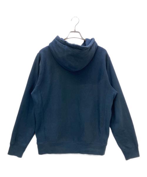 SUPREME（シュプリーム）SUPREME (シュプリーム) プルオーバーパーカー 18ss Cord Collegiate Logo Hooded Sweatshirt ネイビー サイズ:Mの古着・服飾アイテム