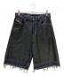 DIESEL（ディーゼル）の古着「デニムハーフパンツ DE-SIRE Shorts In Coated Tailoring Denim」｜ブラック