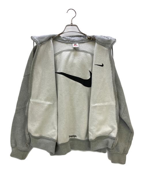 NIKE（ナイキ）NIKE (ナイキ) SUPREME (シュプリーム) 25SS Zip Up Hooded Sweatshirt グレー サイズ:Sの古着・服飾アイテム