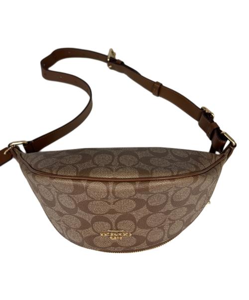 COACH（コーチ）COACH (コーチ) ボディーバッグ ベージュの古着・服飾アイテム